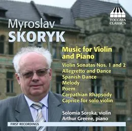 Music for Violin and Piano von Мирослав Скорик – Album Cover