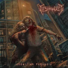 Agonizing Paranoia von Fleshmangled – Cover