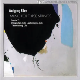 Music for Three Strings von Ensemble 13 – Album Cover