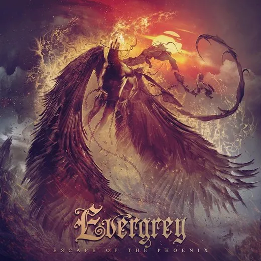 Escape of the Phoenix von Evergrey – Album Cover