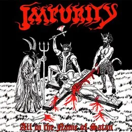 All in the Name of Satan von Impurity – Album Cover