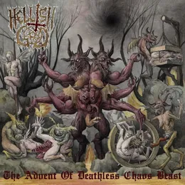 The Advent of Deathless Chaos Beast von Hellish God – Album Cover