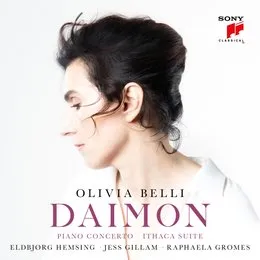 “Daimon” Piano Concerto / Ithaca Suite / Sonatina for Nausicaa von Olivia Belli – Album Cover
