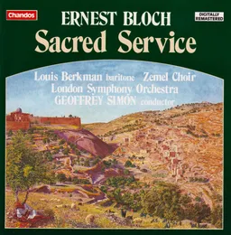 Sacred Service von Ernest Bloch – Album Cover