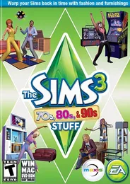 The Sims 3: 70s, 80s, & 90s Stuff von Electronic Arts – Cover