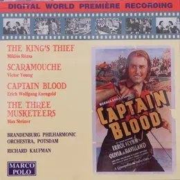 Rózsa: The King's Thief / Young: Scaramouche / Korngold: Captain Blood / Steiner: The Three Musketeers von Erich Wolfgang Korngold – Album Cover