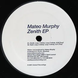 Zenith EP von Mateo Murphy – Cover