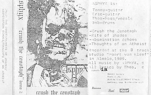 Crush the Cenotaph von Asphyx – Cover