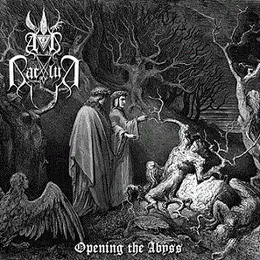 Opening the Abyss von Ad Baculum – Album Cover