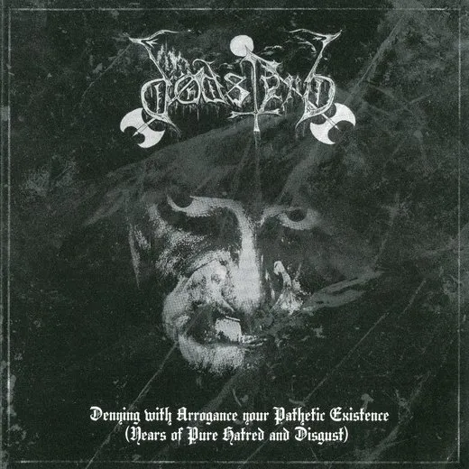 Denying With Arrogance Your Pathetic Existence (Years of Pure Hatred and Disgust) von Dødsferd – Album Cover