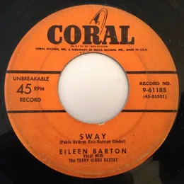 Sway / When Mama Calls von Eileen Barton – Album Cover