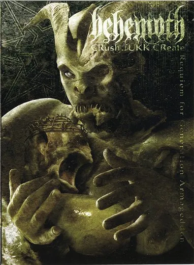 Crush.Fukk.Create: Requiem for Generation Armageddon von Behemoth – Album Cover