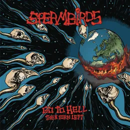 Go to Hell Then Turn Left von Spermbirds – Album Cover