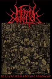 Ad Infinitum Satanic Adherent von Infernal Execrator – Album Cover