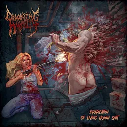 Eradication Of Living Human Shit von Devouring Humanity – Album Cover
