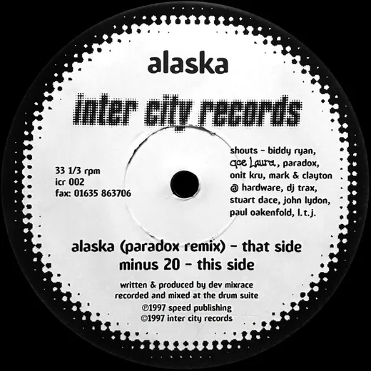 Minus 20 / Alaska (Paradox remix)