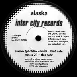 Minus 20 / Alaska (Paradox remix) von Alaska – Album Cover