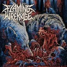 Thrown to the Wolves von Flaming Wrekage – Album Cover