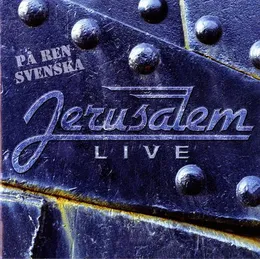 Live - På ren svenska von Jerusalem – Album Cover