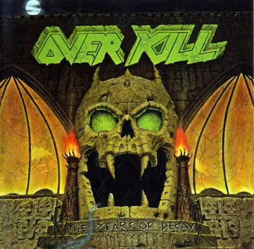 The Years of Decay von Overkill – Album Cover