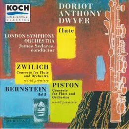 Zwilich: Concerto for Flute and Orchestra / Piston: Concerto for Flute and Orchestra / Bernstein: Halil von Walter Piston – Album Cover