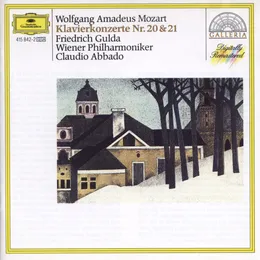 Klavierkonzerte Nr. 20 & 21 von Friedrich Gulda – Album Cover