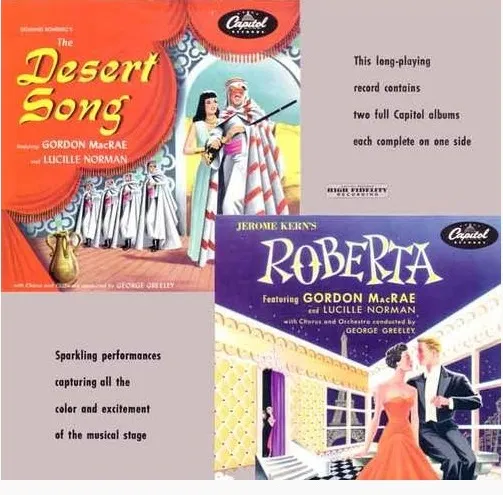 The Desert Song / Roberta von Gordon MacRae – Cover