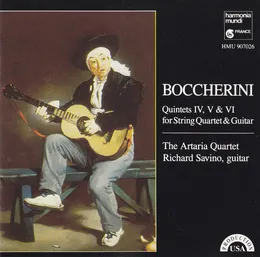 Quintets IV, V & VI for String Quartet & Guitar von Artaria Quartet – Cover