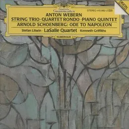 Webern: String Trio / Quartet Rondo / Piano Quintet / Schoenberg: Ode to Napoleon von Anton Webern – Album Cover