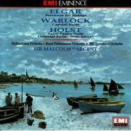 Works by Elgar / Warlock / Holst von Peter Warlock – Cover