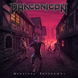 Monsters' Breakaway von Draconicon – Album Cover