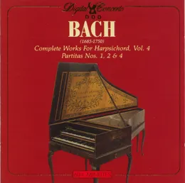Complete Works for Harpsichord, Vol. 4: Partitas Nos. 1, 2 & 4 von Christiane Jaccottet – Album Cover