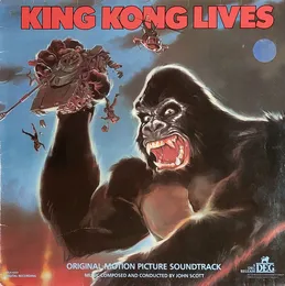 King Kong Lives von John Scott – Album Cover