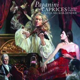 24 Caprices for Solo Violin von Tanja Becker-Bender – Album Cover