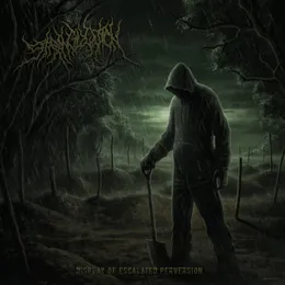 Display of Escalated Perversion von Strangulation – Album Cover