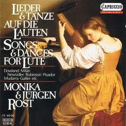 Lieder und Tänze auf die Lauten von Luis de Milán – Album Cover