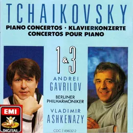Piano Concertos nos. 1 & 3 von Андрей Гаврилов – Album Cover