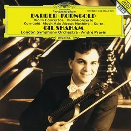 Barber: Violin Concerto / Korngold: Violin Concerto / Much Ado About Nothing - Suite von Erich Wolfgang Korngold – Album Cover