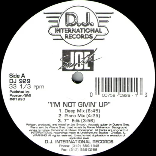 I'm Not Givin' Up / One Moment in Love
