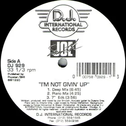 I'm Not Givin' Up / One Moment in Love von Joe Smooth – Album Cover