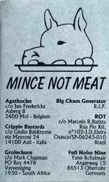 Mince Not Meat von ROT – Album Cover