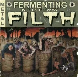 Fermenting in Five-Way Filth von Heinous Killings – Album Cover