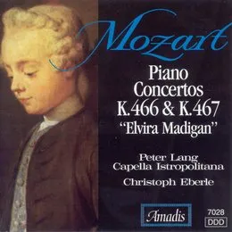 Piano Concertos K. 466 & K. 467 “Elvira Madigan” von Peter Lang – Album Cover