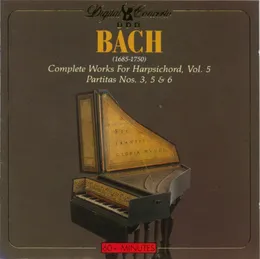 Complete Works for Harpsichord, Vol. 5: Partitas Nos. 3, 5 & 6 von Christiane Jaccottet – Album Cover