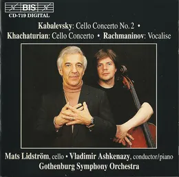 Kabalevsky: Cello Concerto no. 2 / Khachaturian: Cello Concerto / Rachmaninov: Vocalise von Дмитрий Борисович Кабалевский – Album Cover