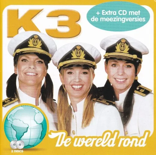 De wereld rond von K3 – Album Cover