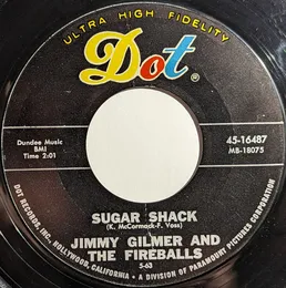 Sugar Shack von Jimmy Gilmer – Cover