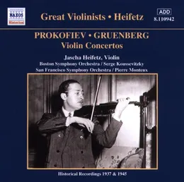 Prokofiev, Gruenberg: Violin Concertos von Сергей Кусевицкий – Cover