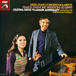 Grieg: Piano Concerto in A minor / Franck: Symphonic Variations / Les Djinns von César Franck – Album Cover