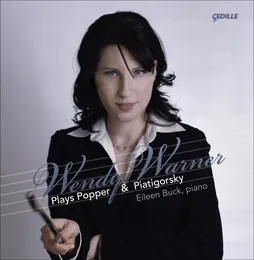 Wendy Warner Plays Popper & Piatigorsky von David Popper – Album Cover